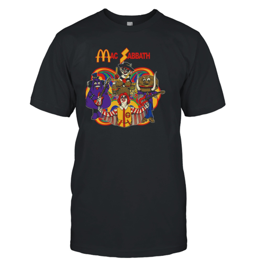 Playing Mac Sabbath Black Call Me shirt