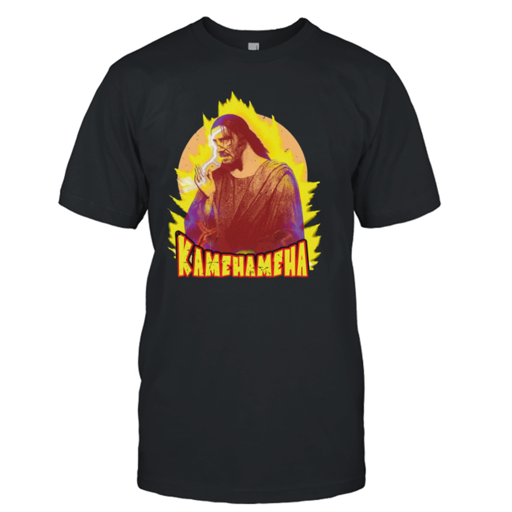 Renaissance Parody Kamehameha Keanu John Wick shirt