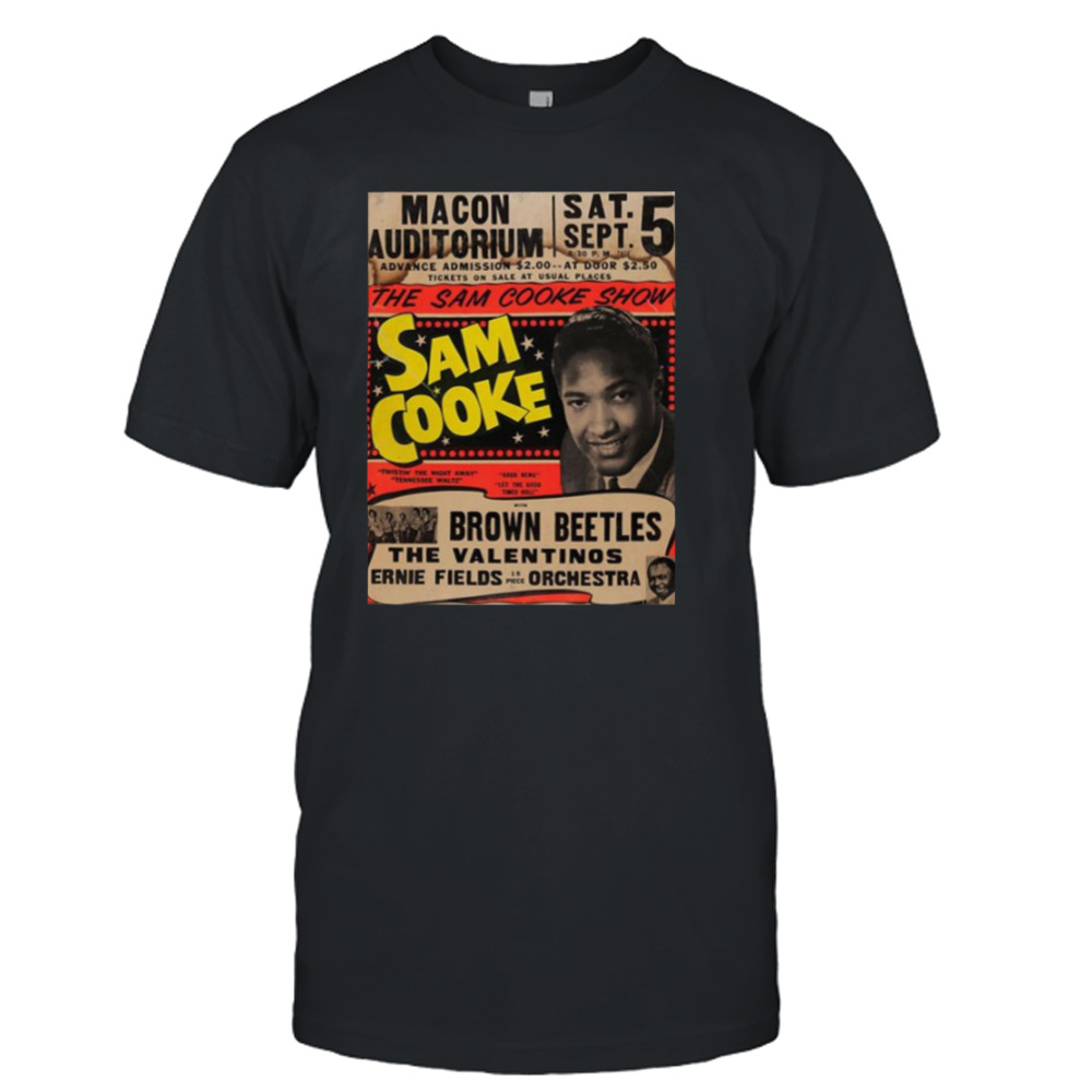 Sam Cooke Macon Auditorium Concert shirt