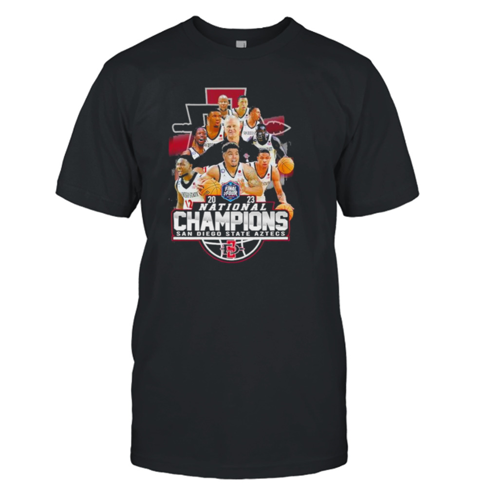 San Diego State Aztecs Team 2023 Division I Basketball National Champions shirt