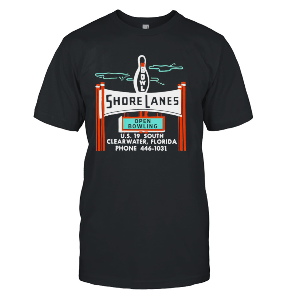 Shore Lanes open bowling Clearwater shirt