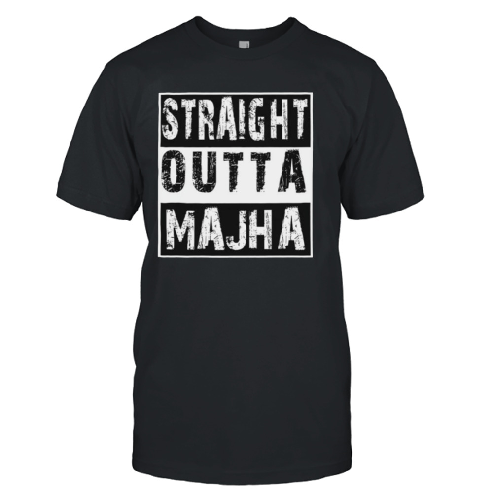 Straight Outta Majha Sher Punjabi shirt