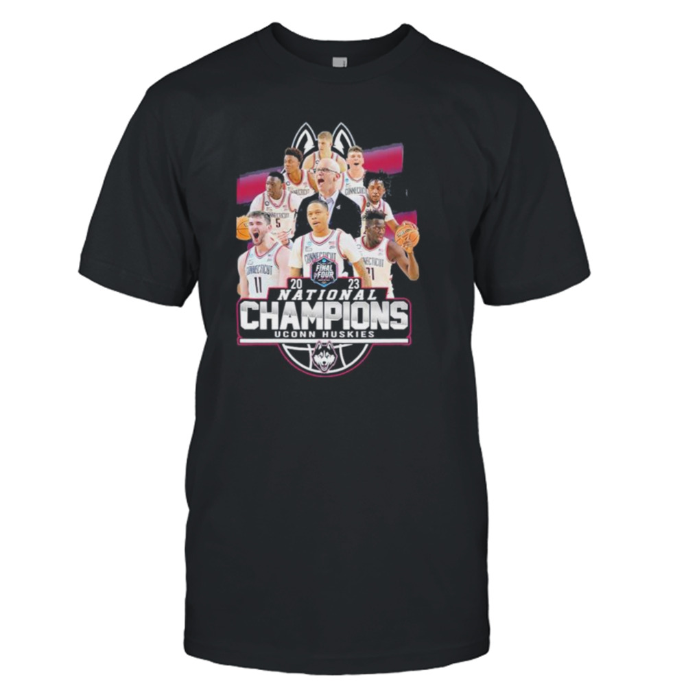 UConn Huskies Team 2023 Division I Basketball National Champions shirt
