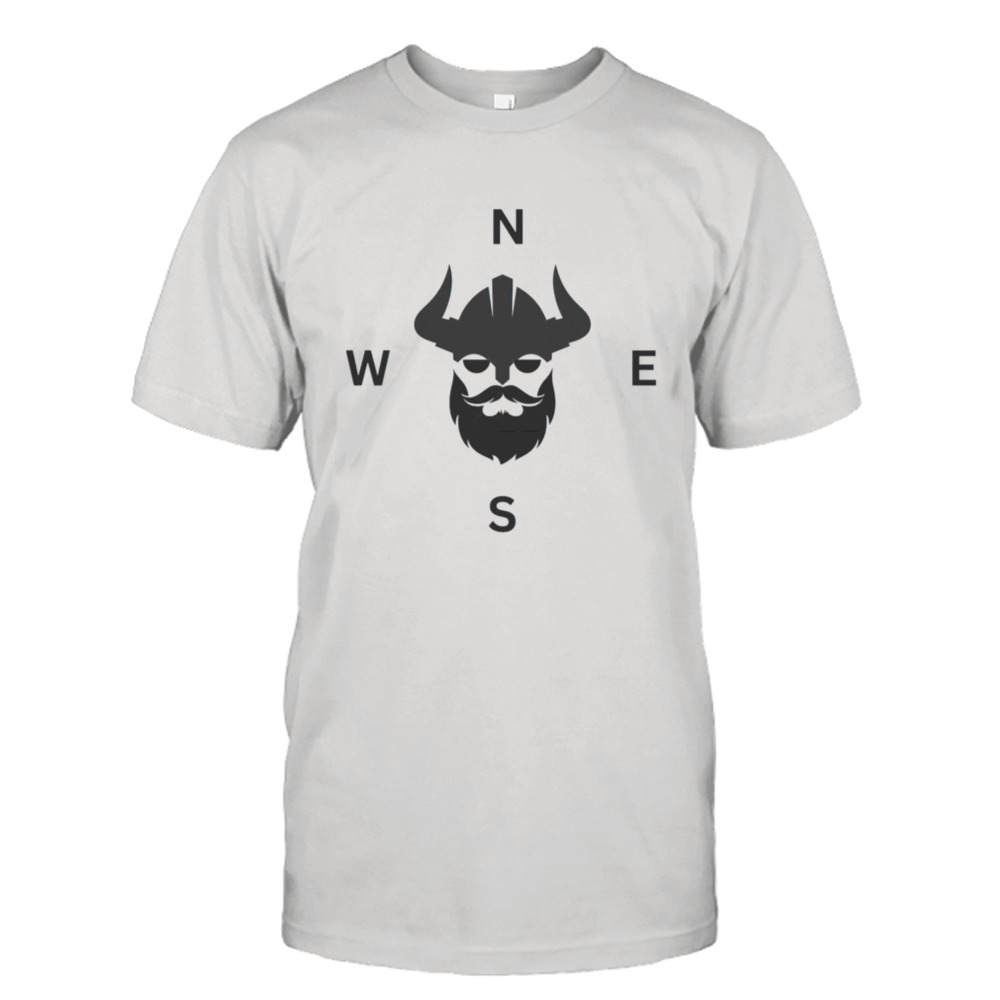 Vegvisir Nordic Rune Celtic Retro Viking Symbol Compass shirt