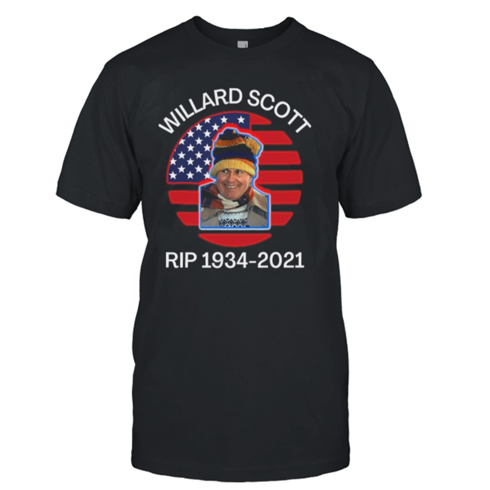Willard Scott American Flag Portrait shirt