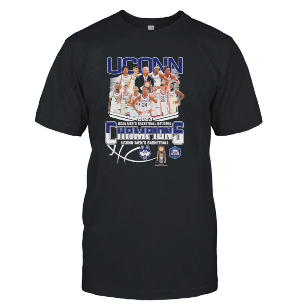 2023 NCAA Men’s Basketball National Champions UConn Men’s Basketball teams Final Four shirt