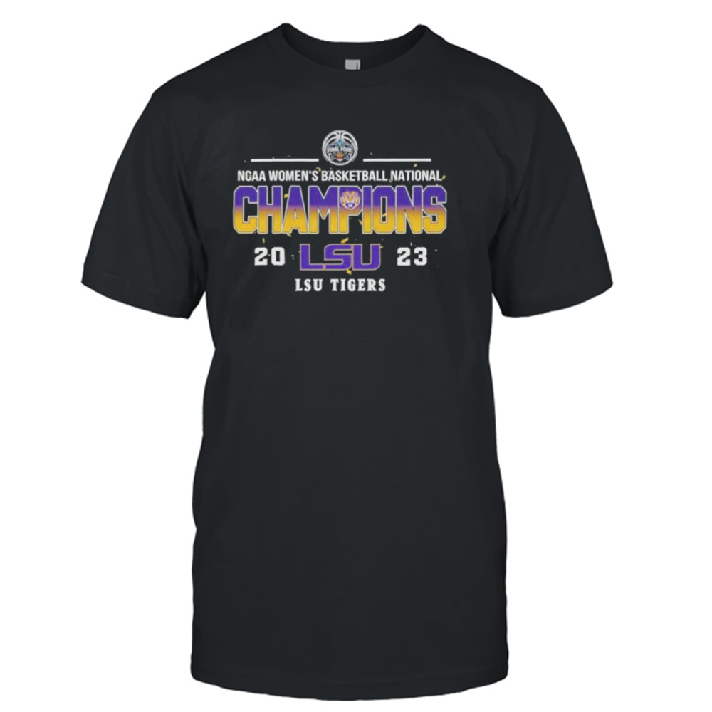 2023 NCAA division I women’s basketball national champions LSU Tigers shirt