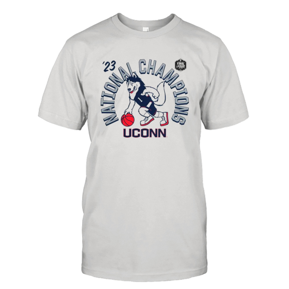 2023 National Champions Final Four UConn Huskies basketball shirt