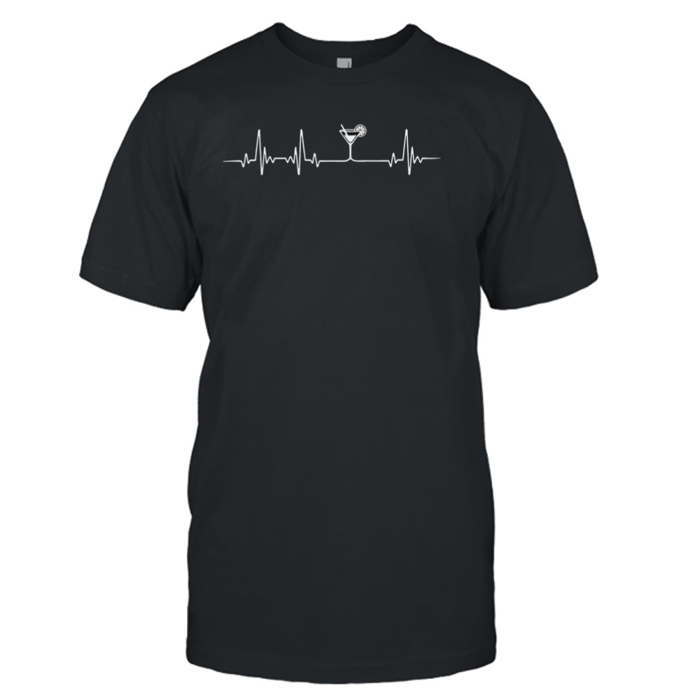 Bartender Heartbeat Funny Design shirt