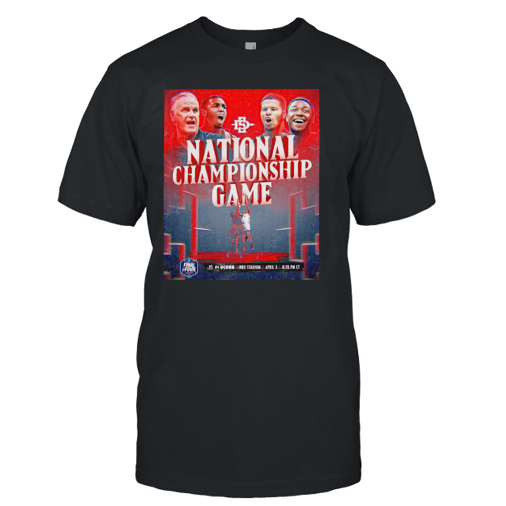 SDSU Athletics vs Uconn national championship game shirt