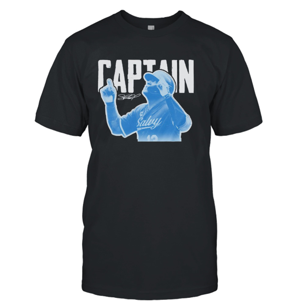 Salvador Perez captain signature shirt