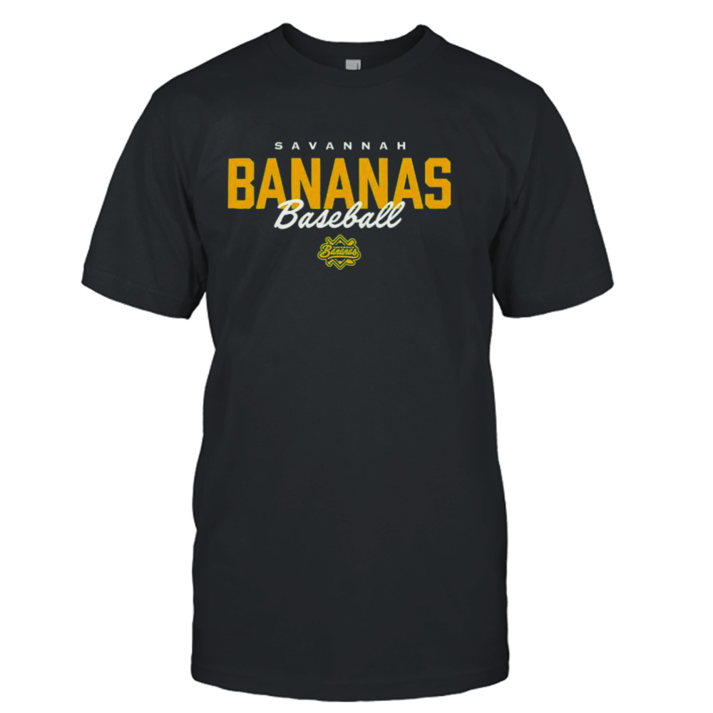 Savannah bananas text banana ball T-shirt