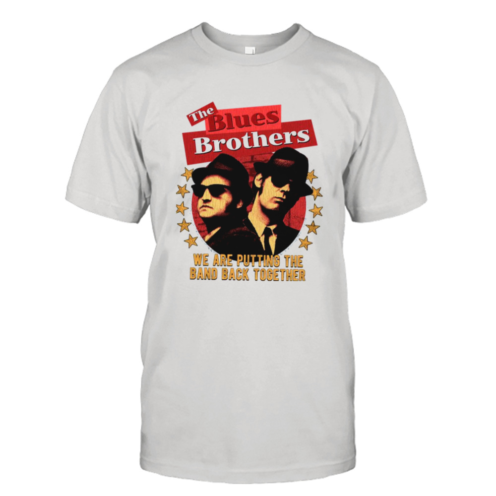 Slim Fit Creme Retro Wave The Blues Brothers shirt