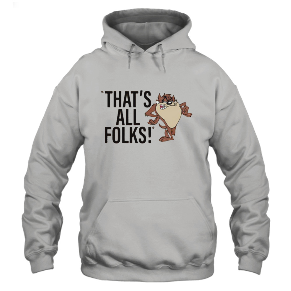 Taz Thats All Folks T Shirt