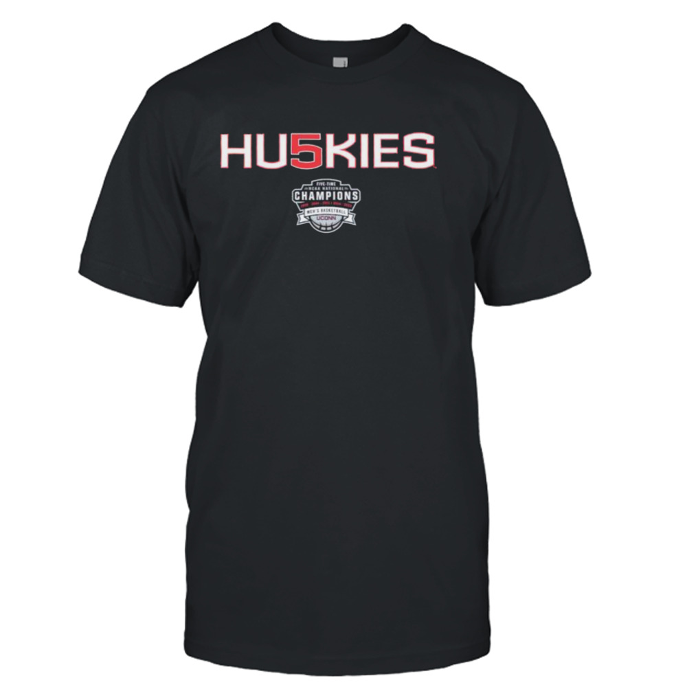 Uconn Huskies 2023 Ncaa Men’s Basketball 5x National Champions shirt