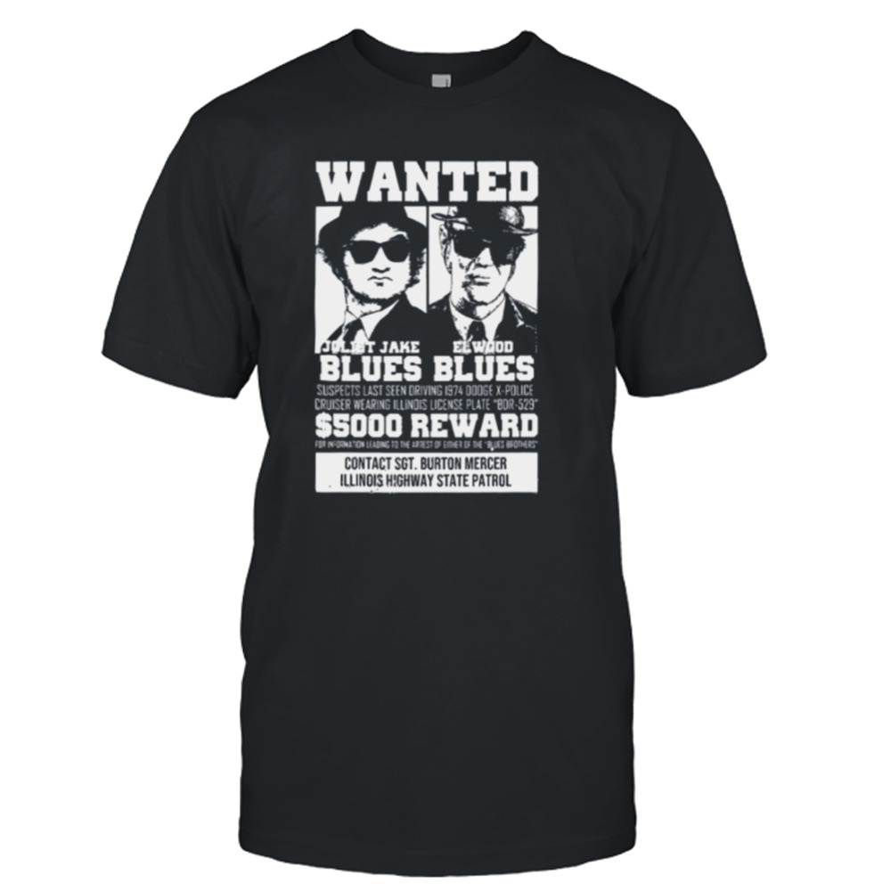 Wanted Guys The Blues Brothers Tribute shirt