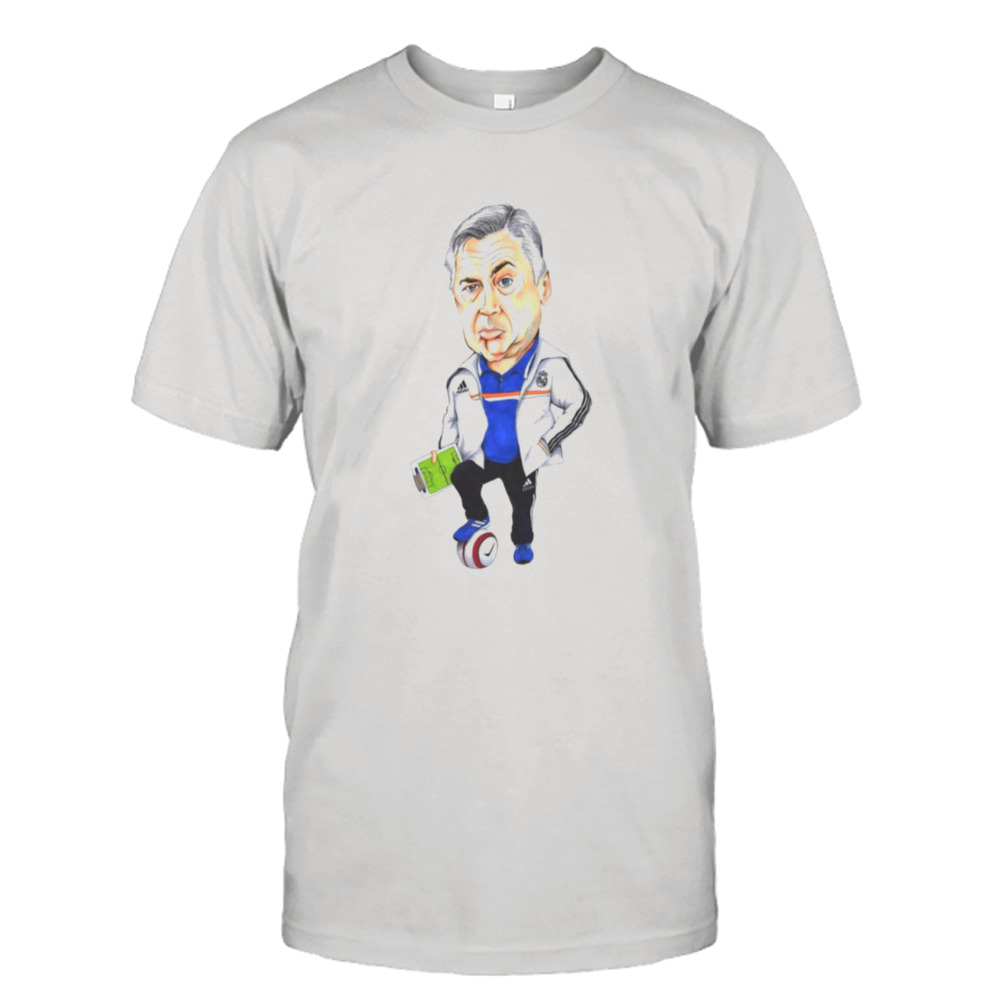 Art Carlo Ancelotti Cartoon shirt