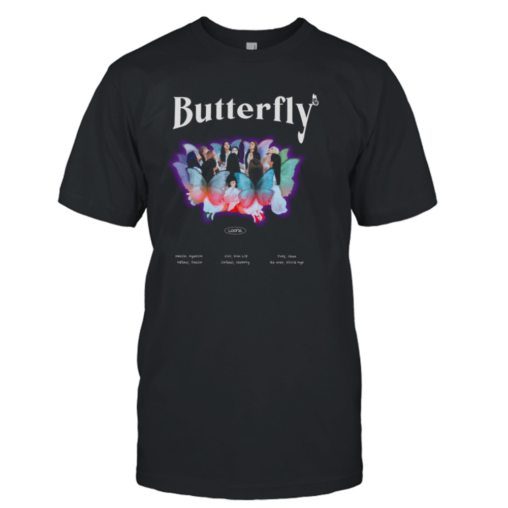 Butterfly Album Cover Loona Band shirt