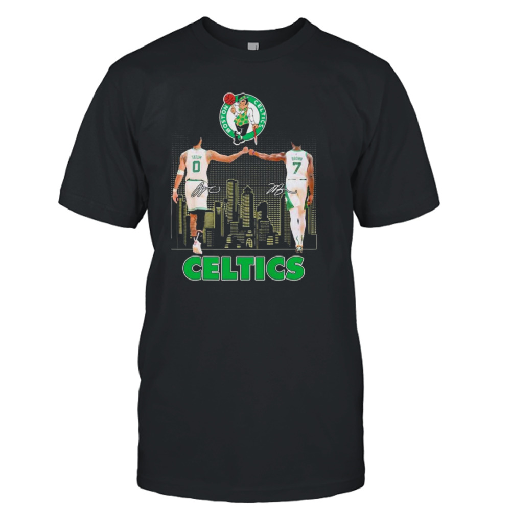 Celtics Tatum And Brown City Signature Boston Celtics Shirt