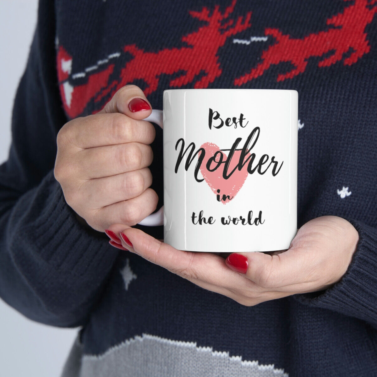 Coffee Mug Best Mother In The World Heart Mother Day Birthday Gift For Mother