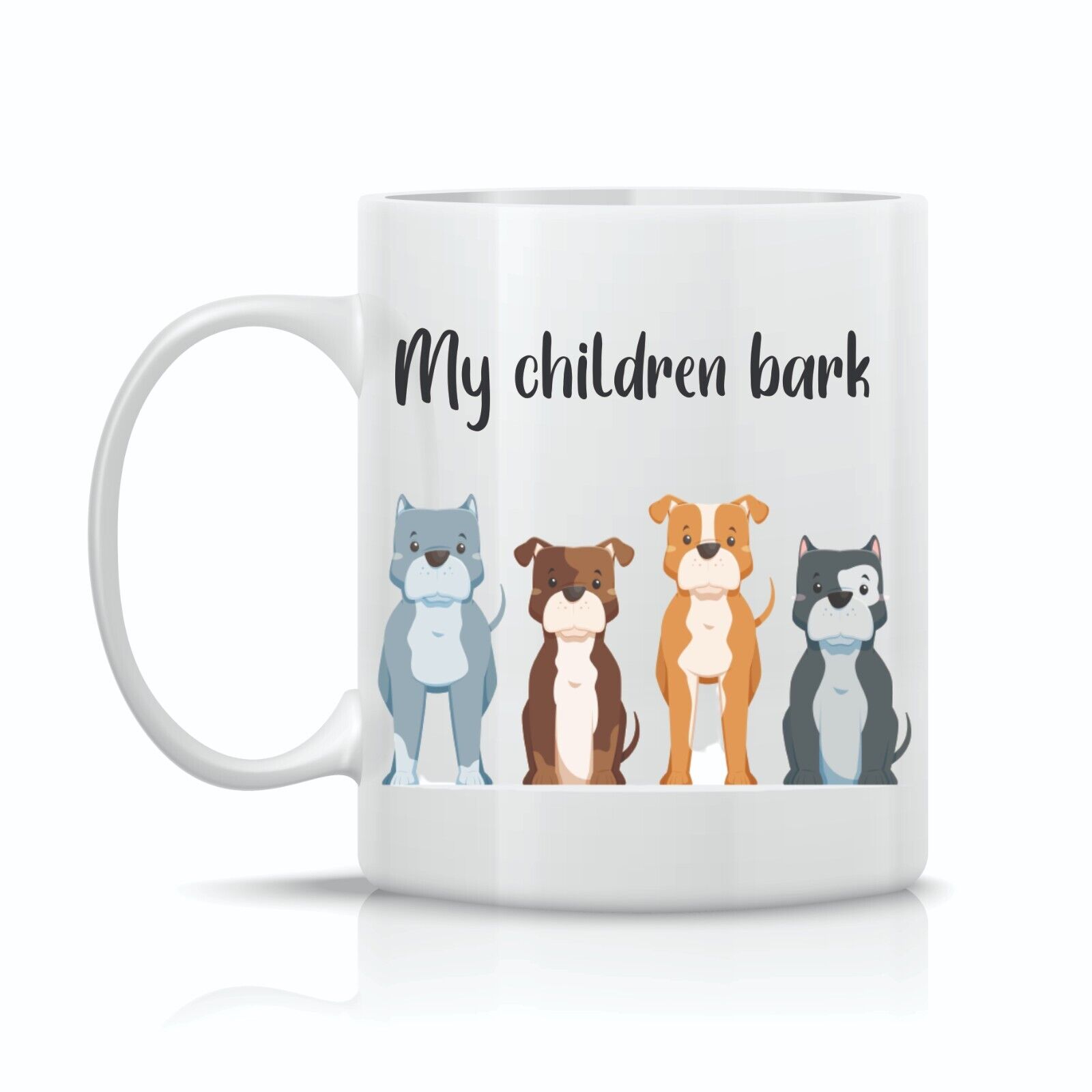 Dog Coffee Mug For Dog Lovers New In Box My Childrn Bark Dog B-day Mother's