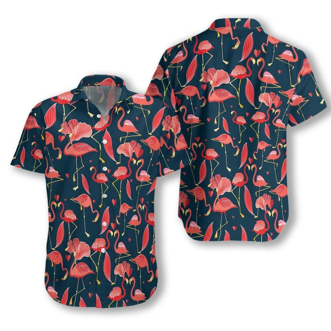 Flamingo 3d All Over Printed Hawaiian Shirt