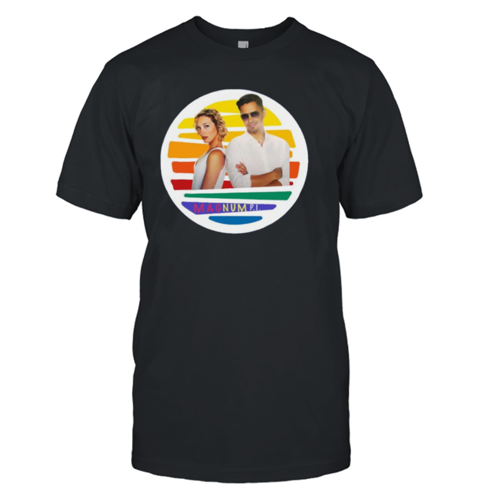 Magnum Miggy Sunset Magnum Pi shirt