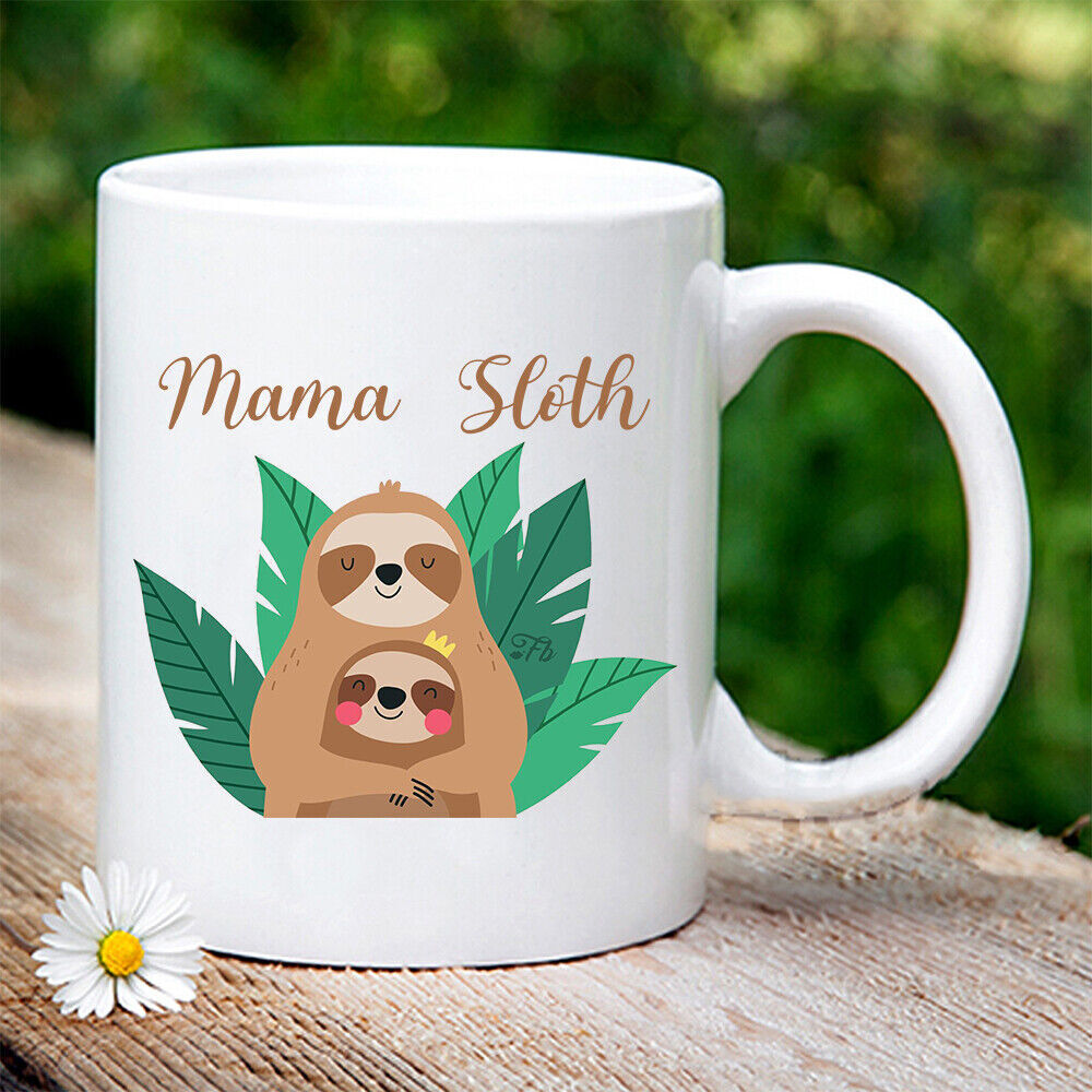 Mama Sloth Mug Cute Sloth Mother's Day Mom Gift Sloth Ceramic Mug Gift Mom