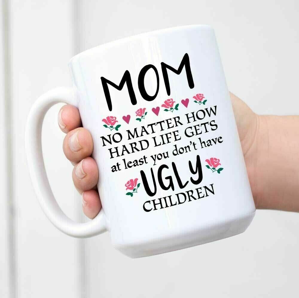 Mothers Day Gift Mom Funny Coffee Mug From Daughter Son