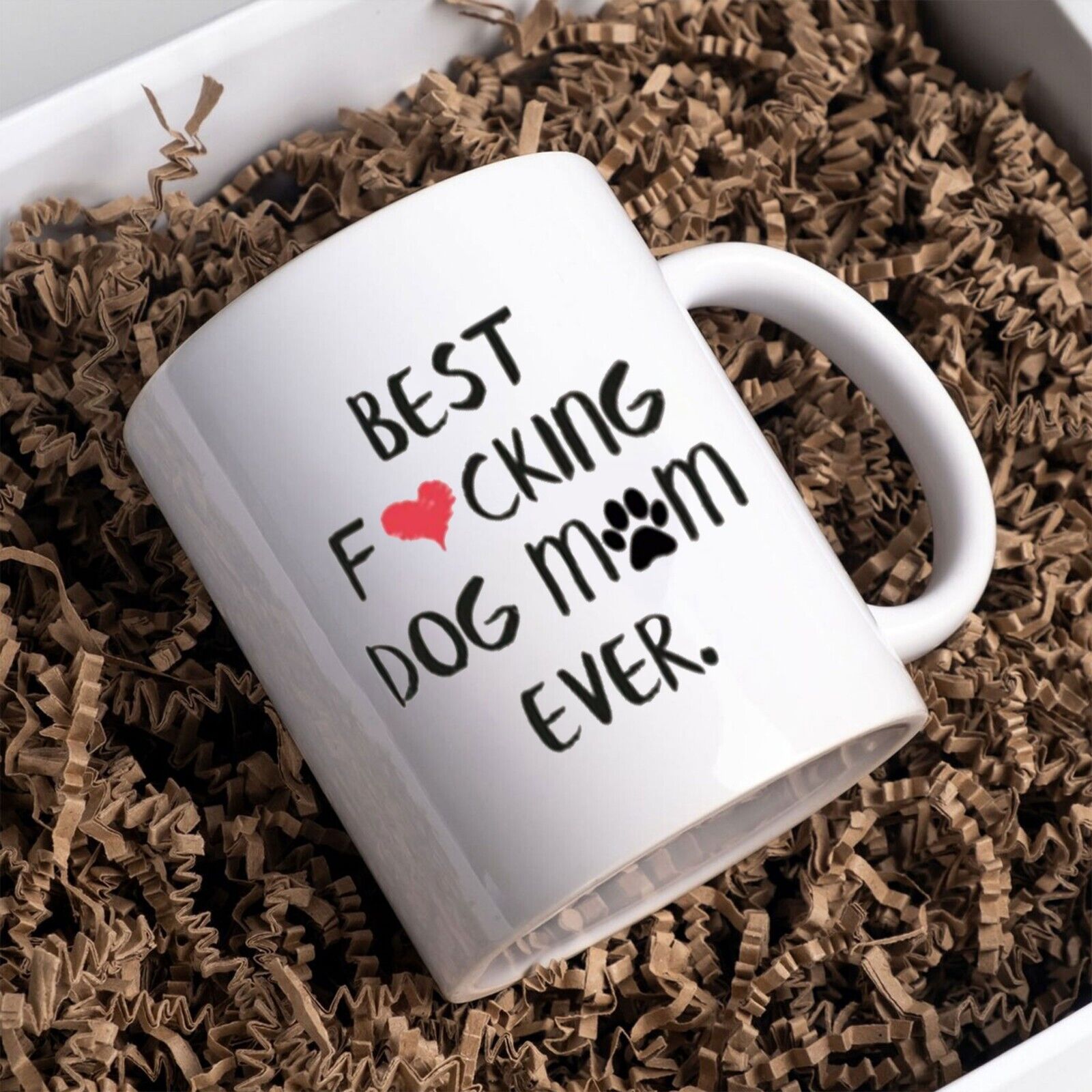 New!!! Best F❤cking Dog Mom Ever Coffee Mug Gift For Mom Coffee Mug Mother's Day