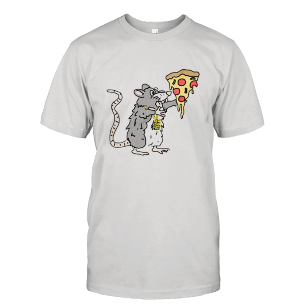 New York Post Pizza rat shirt