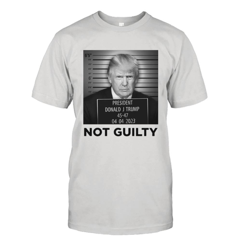 Not Guilty President Donald Trump meme Shirt