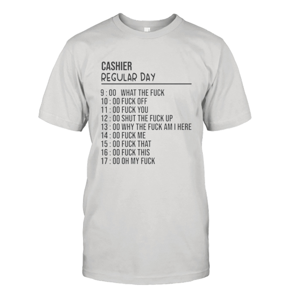 Regular Cashier Day Funny Cashier shirt