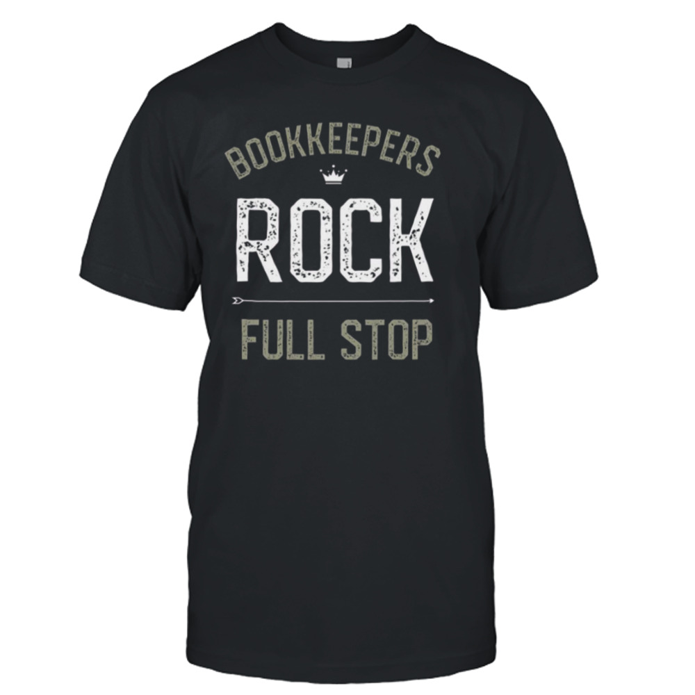 Rock Full Stop Bookkeeper shirt