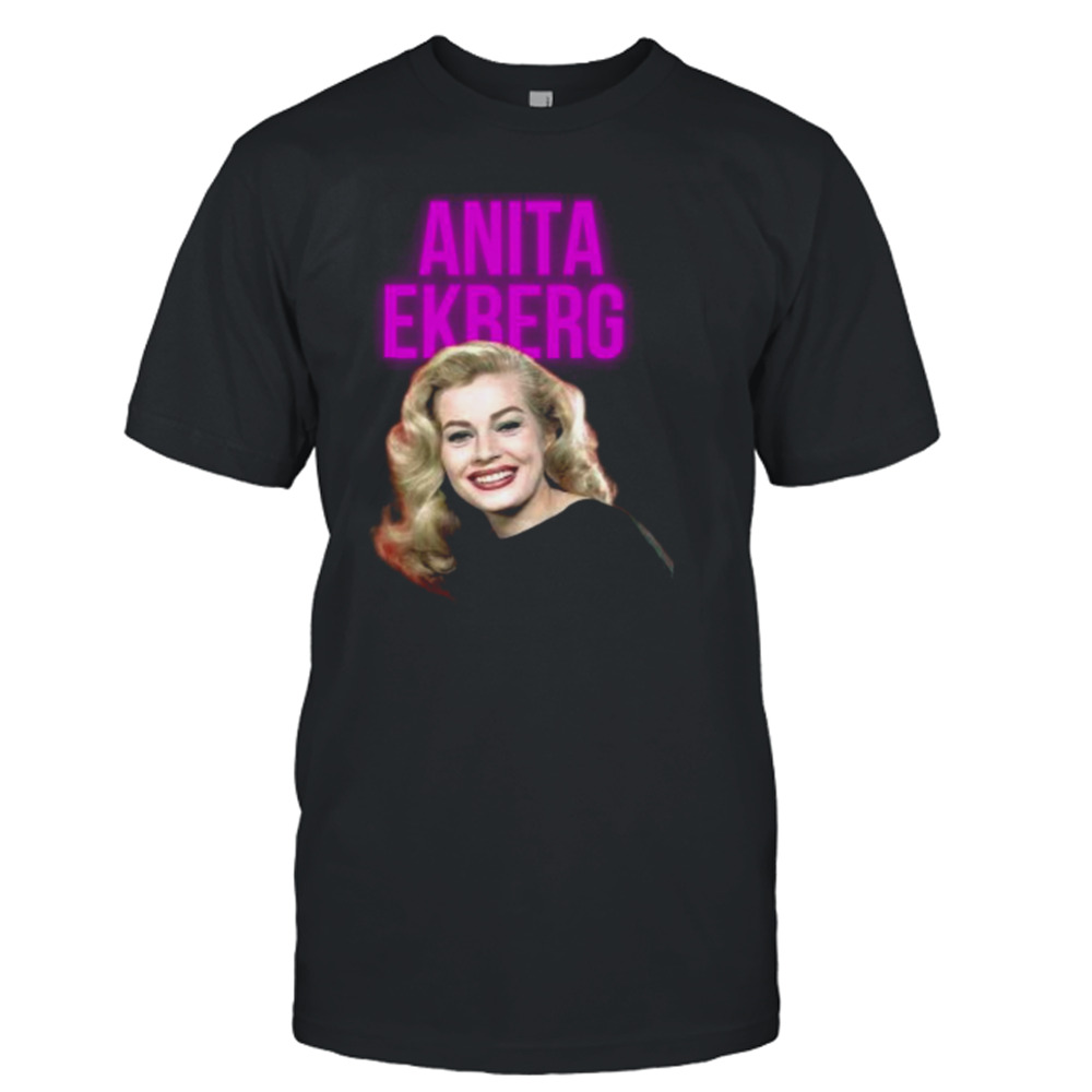 Swedish Actress Anita Ekberg 90s Legend shirt