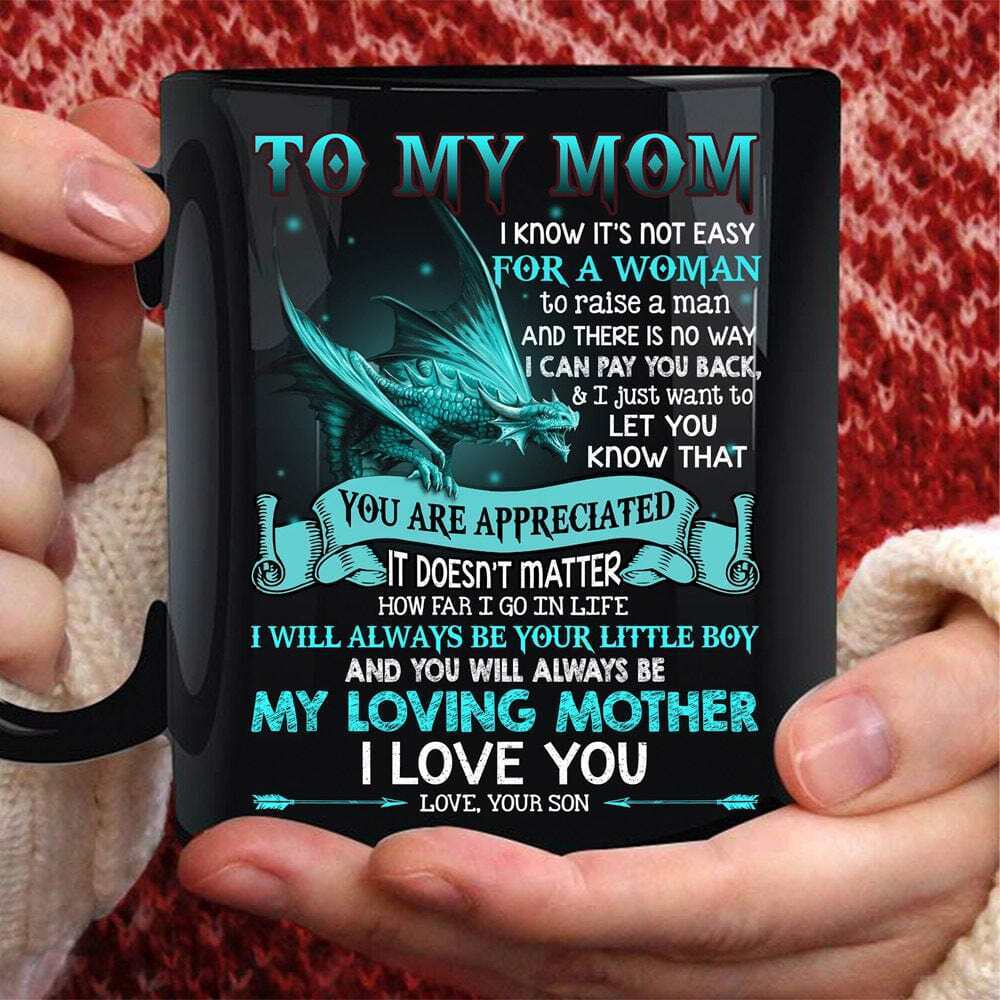 To My Mom Love From Son Mother's Day Mug Birthday Gift For Son Gift Family