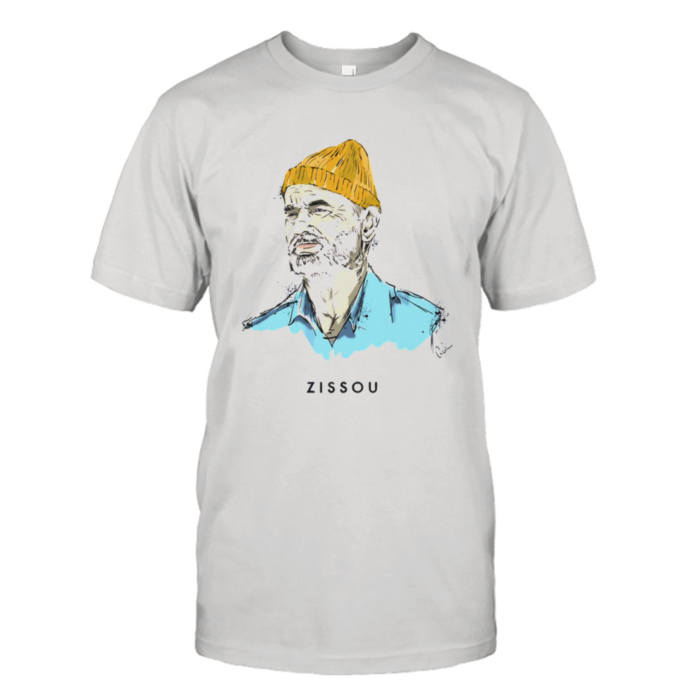 Vintage Retro Bill Murray Funny Movie Zissou shirt