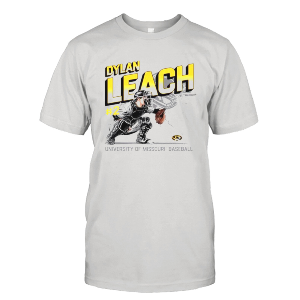 dylan Leach University of Missouri Tigers baseball shirt