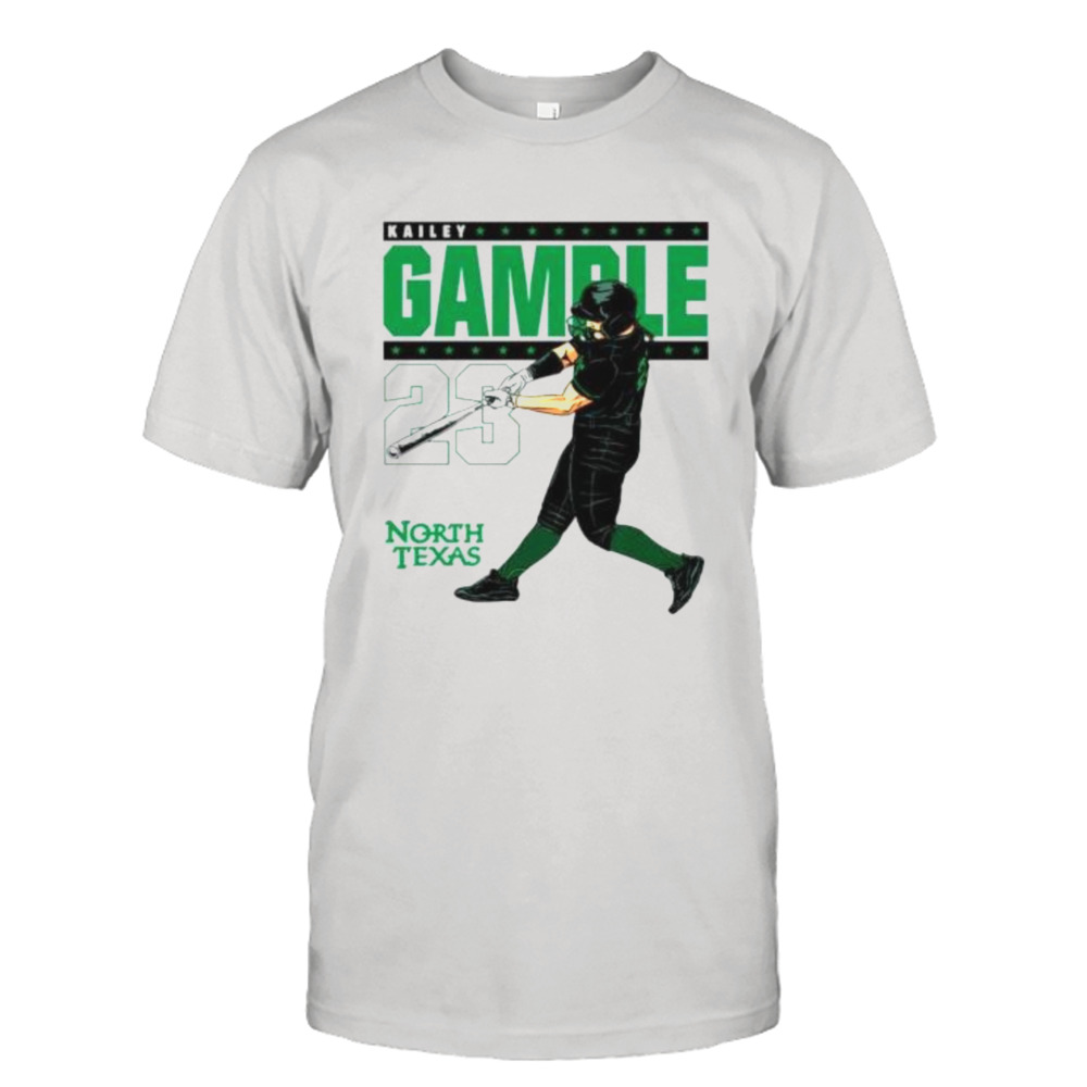 kailey Gamble North Texas Mean Green baseball shirt