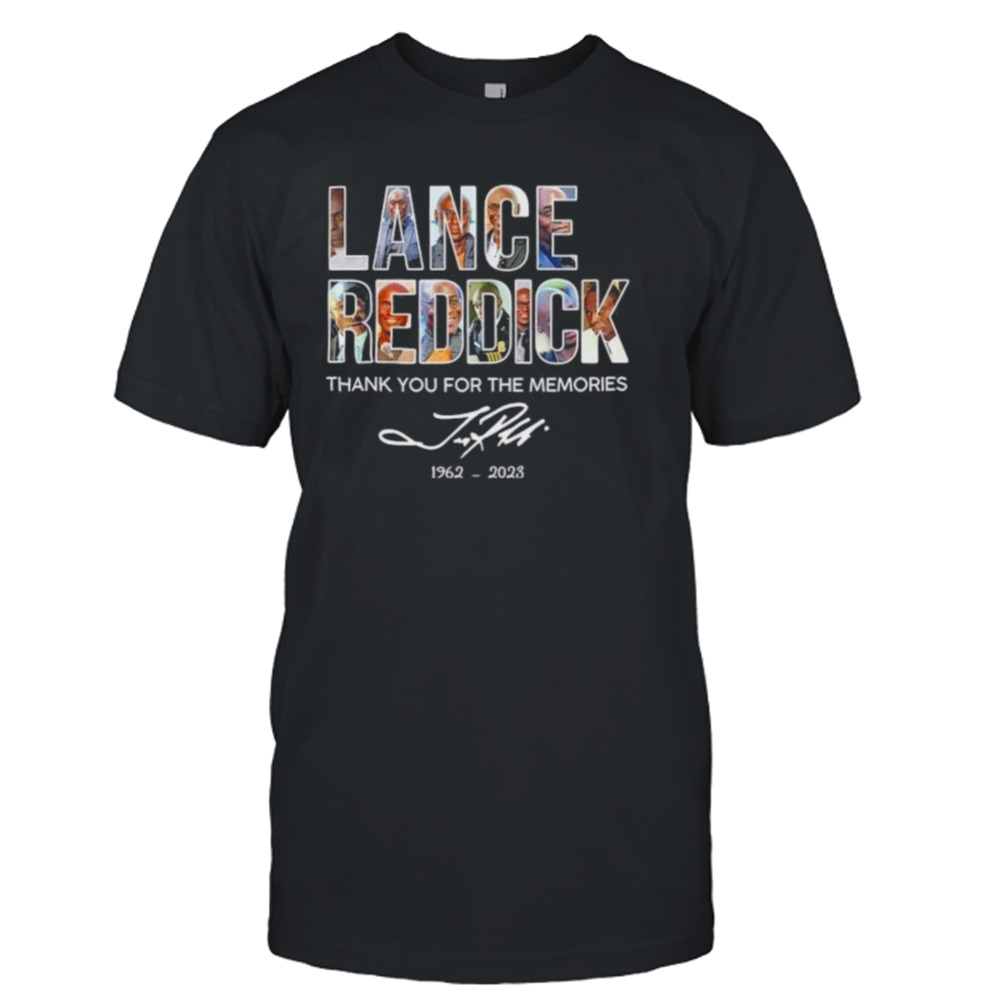 lance Reddick thank you for the memories signatures 1962 2023 shirt