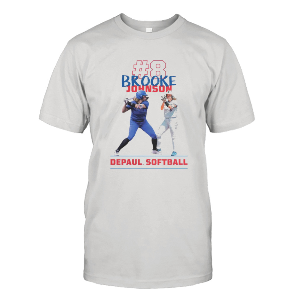 Brooke Johnson Depaul Softball shirt