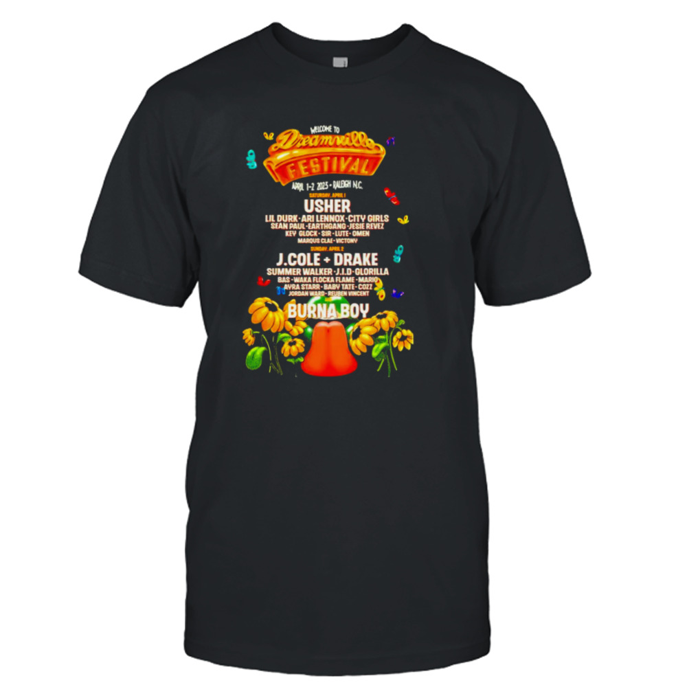 Dreamville fest champion lineup shirt