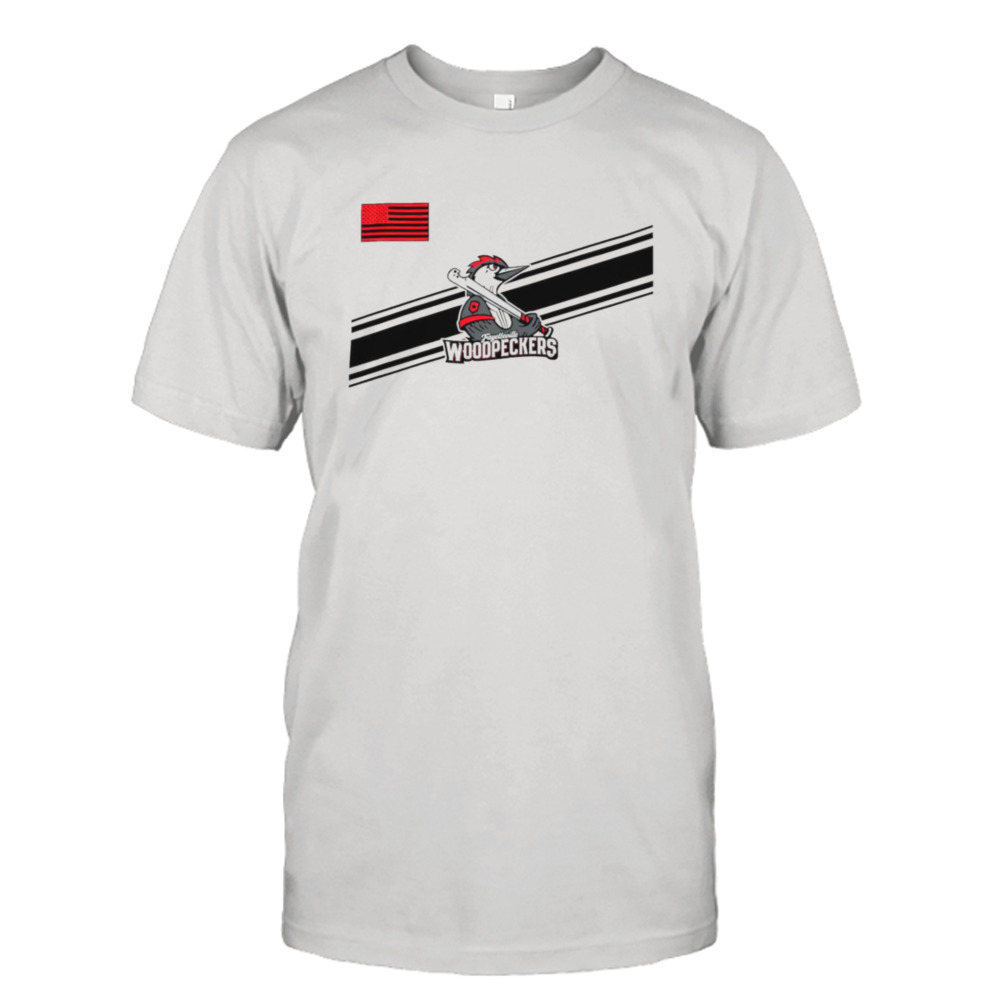 Fraytteville Woodpeckers Champion logo shirt