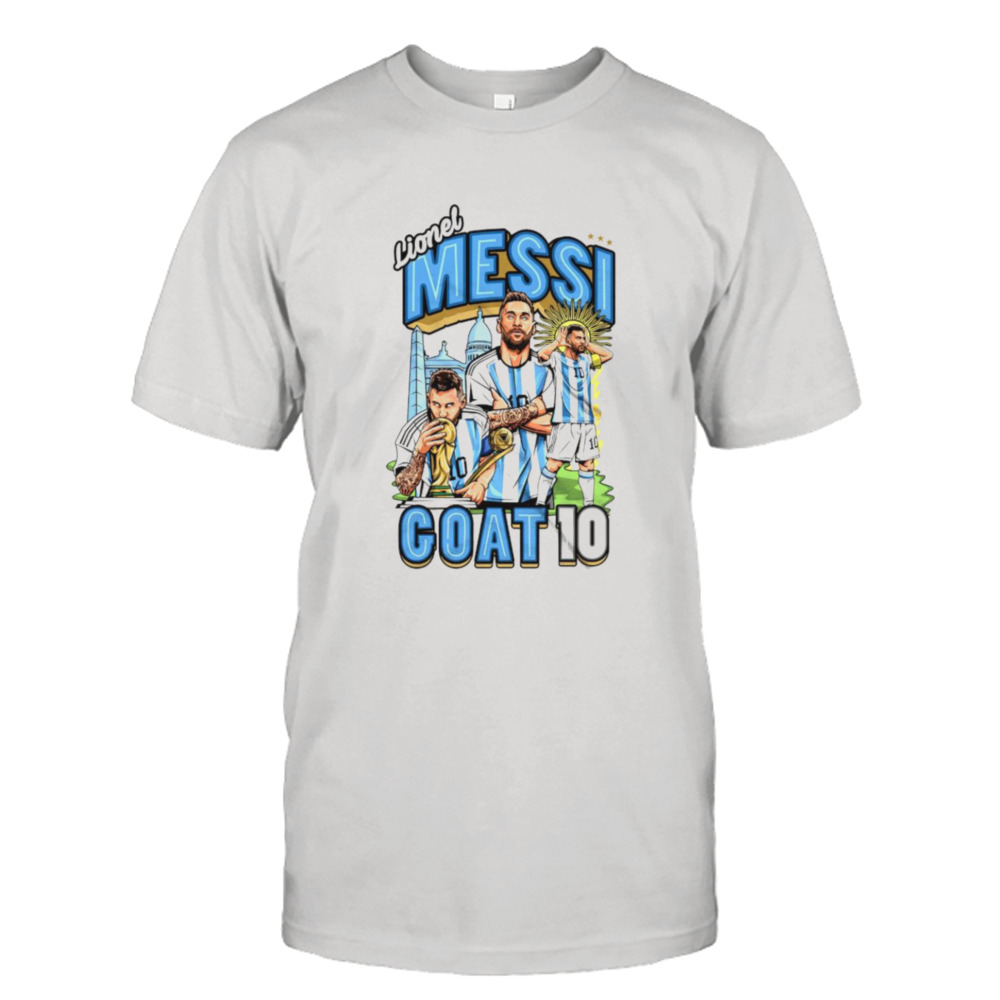 Lionel Messi GOAT 10 shirt