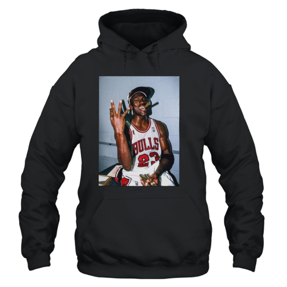 Michael Jordan Smoking Cigar Shirt