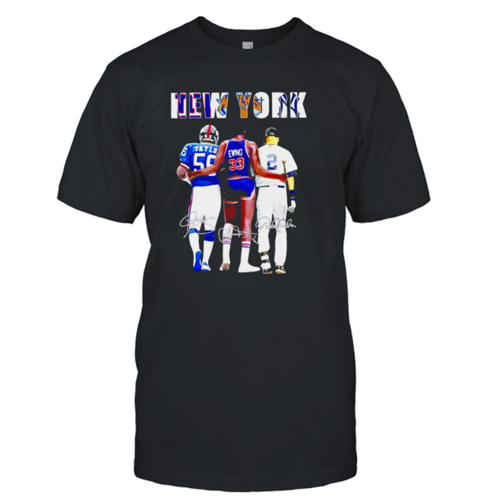 New York Jonathan Taylor Patrick Ewing and Derek Jeter’s signature shirt