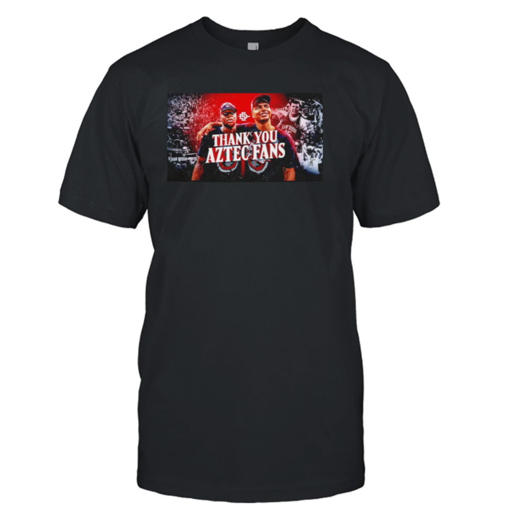 San Diego State thank you Azte fans shirt