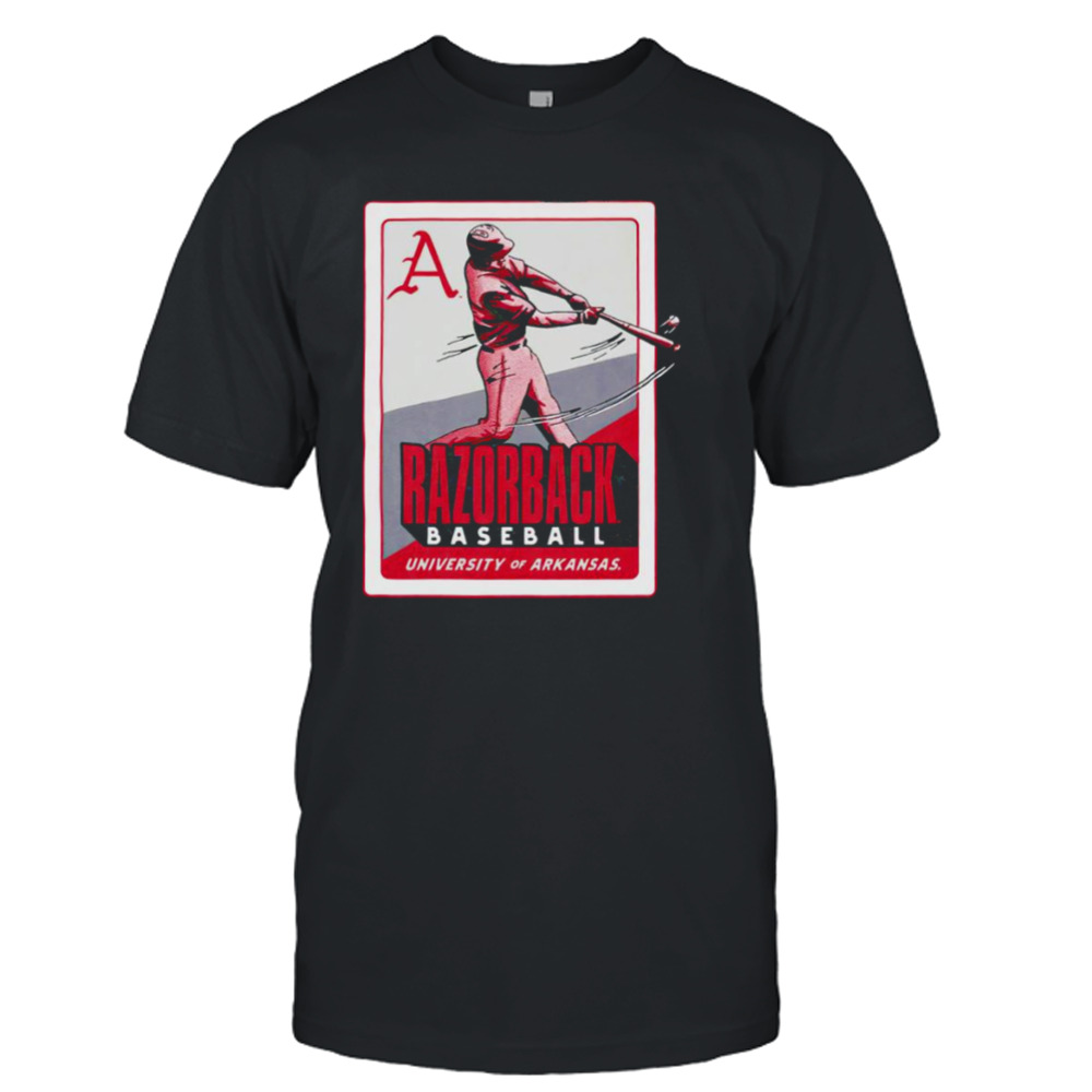 Arkansas Baseball card University of Arkansas shirt