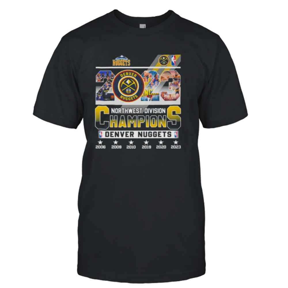 Denver Nuggets 2023 Northwest Division Champions shirt