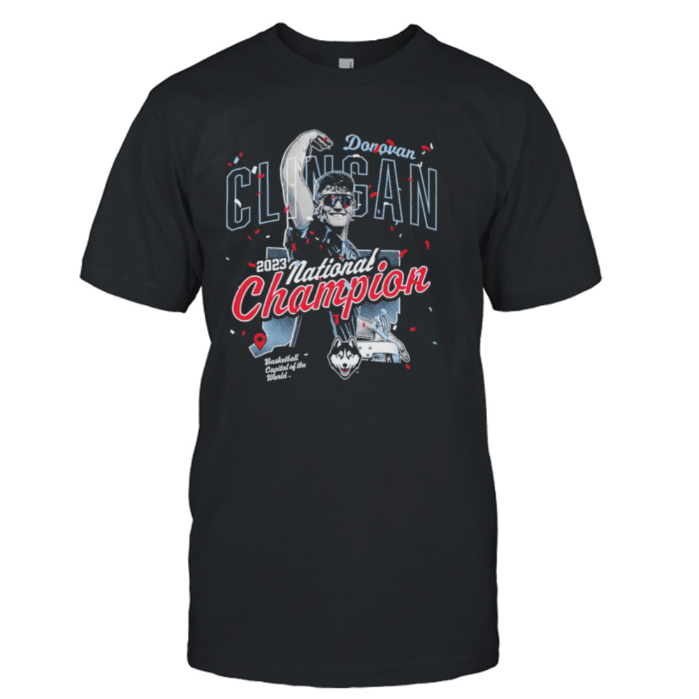 Donovan Clingan UConn Huskies 2023 National Champion Shirt